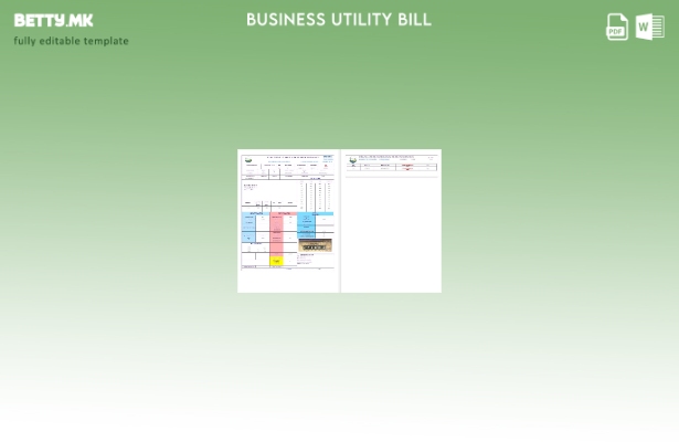 Модерен стил на Пакистан Гујранвала за електрична енергија, деловна сметка за ко